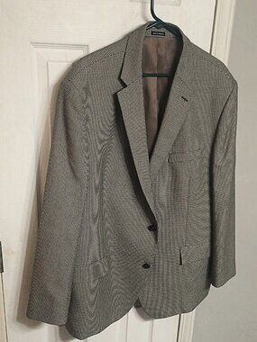 Izod Men Grayish Brown Blazer Only 48R